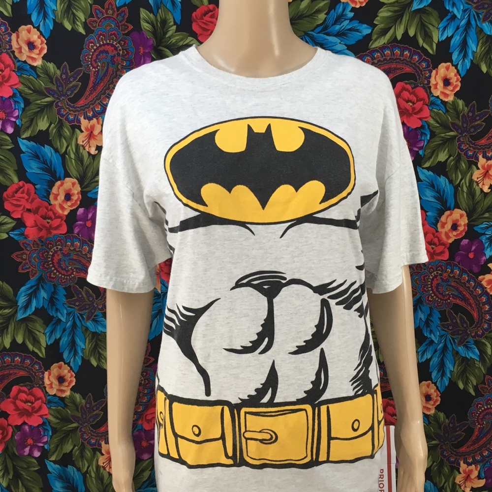MENS Batman Shirt DC COMICS Dark Knight Size LARGE